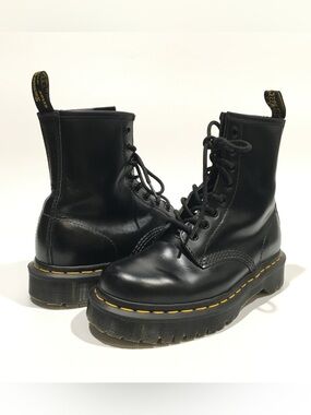 Dr. Martens 1460 Bex Smooth Leather Lace Up Boots -Black -Women’s US 5
